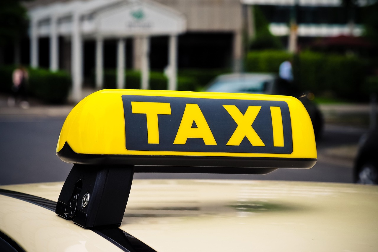 taxi, sign, automobile, means of rail transport, a notice, transport, road, car wallpapers, means of transport, vehicle, marking, passenger transport, taxi sign, car, symbol, yellow